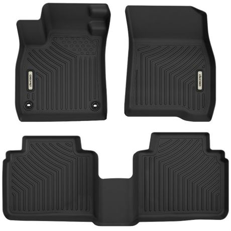 Floor Mats Liners All-Weather TPE Liners for 2023-2024 Honda Accord (Include Hyb