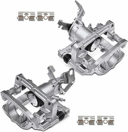 A-Premium Disc Brake Caliper Assembly with Bracket Compatible with Select Chevy