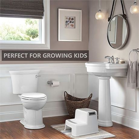 Toddler Step Stool for Kids, Step Stool for Toilet Potty Training Slip Re