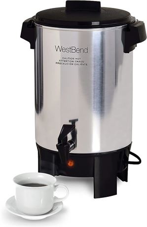 West Bend 58030 Commercial Coffee Urn and Beverage Dispenser with Automatic Temp