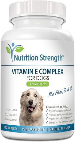 Vitamin E for Dogs, Promote Cardiovascular Health, Support Cell Membranes, Vitam