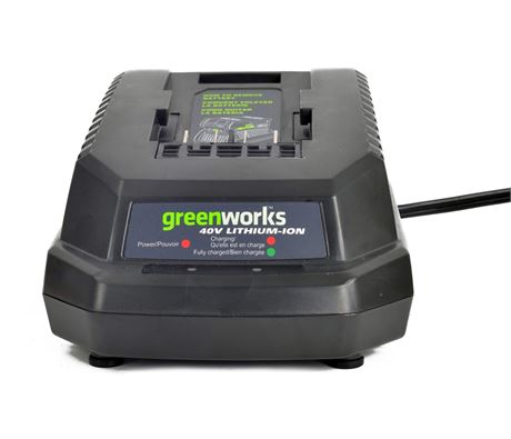 Greenworks 40V lithium Ion Battery Charger, for CT#: 060-1758#