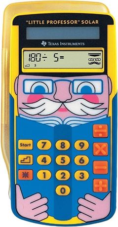 Texas TI-Little Professor Solar Calculator