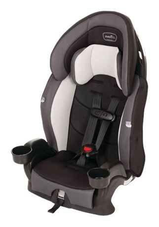Evenflo Chase Plus 2-in-1 Booster Car Seat#046-6287-4 - GREY