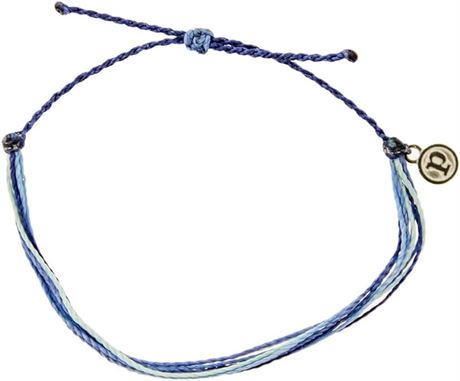 Pura Vida Charity Bracelet - Plated Charm, Adjustable Band - 100% Waterproof