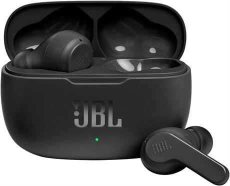 JBL Vibe 200TWS - True Wireless Earbuds, 20 Hours of Combined Playback - Black
